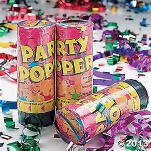 Unique Party Poppers • Everyday / New Year