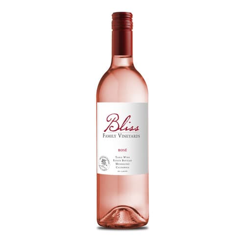 Bliss Vineyards Rose Estate Bottled Rare Rose Blend