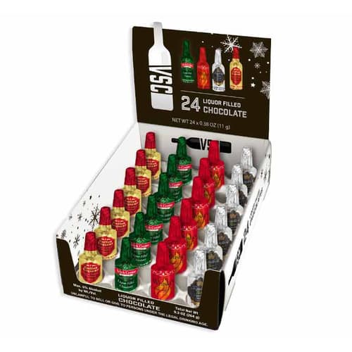 Holiday • Vsc Foil Wrapped Chocolates 24ct Bottles