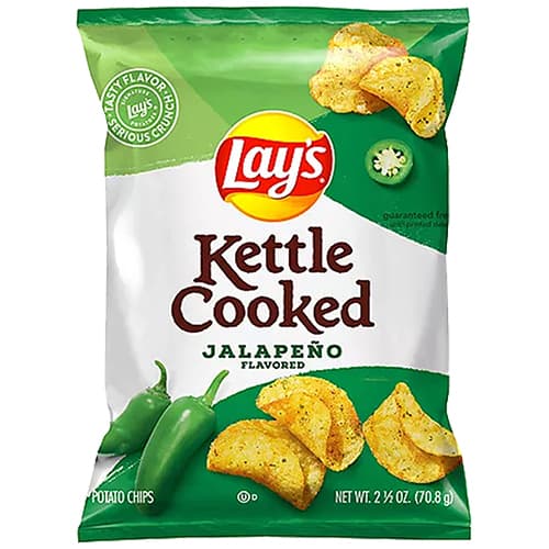 Lay's Kettle Cooked Jalapeno Flavored Potato Chips