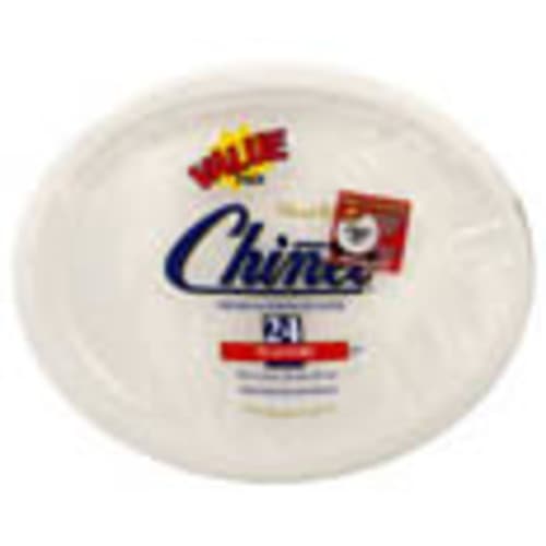 Chinet Platter • White 12"x10"  /  12 Pk