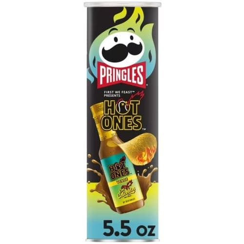 Pringles Los Calientes Verde Crisp Chips