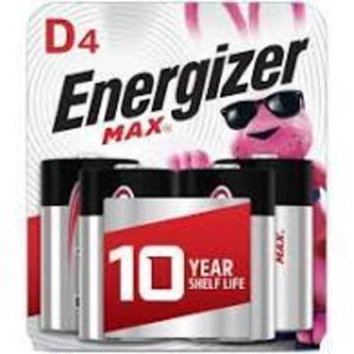 Energizer Battery • Max D 4pk