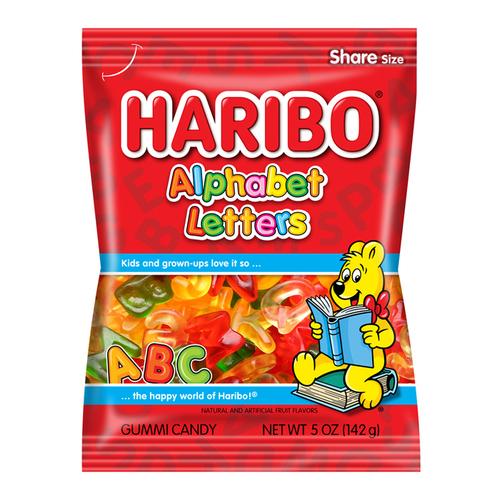 Haribo Gummi Candy • Alphabets