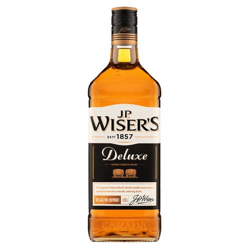 J.p. Wiser's De Luxe 10 Year Old Blended Canadian Whisky