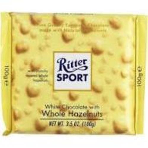 Ritter Sport Whole Hazelnut White Chocolate Candy Bar