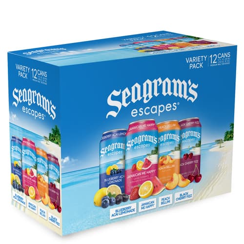 Seagrams Escapes Variety Pack • 12pk Can