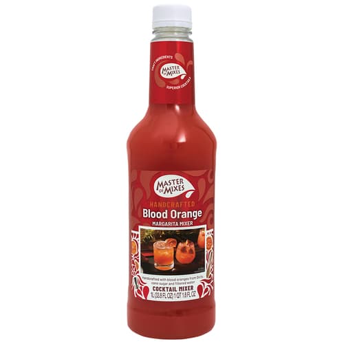 Master Of Mixes Blood Orange Cocktail Mixer Margarita Daiquiri Agave Cane Sugar