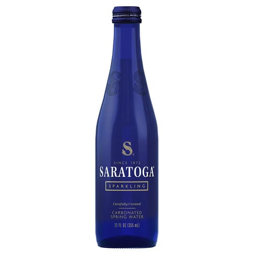 Saratoga Spring Water • Sparkling 12oz Glass