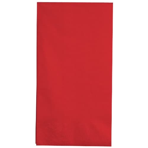 3 Ply Red Paper Dinner Napkin