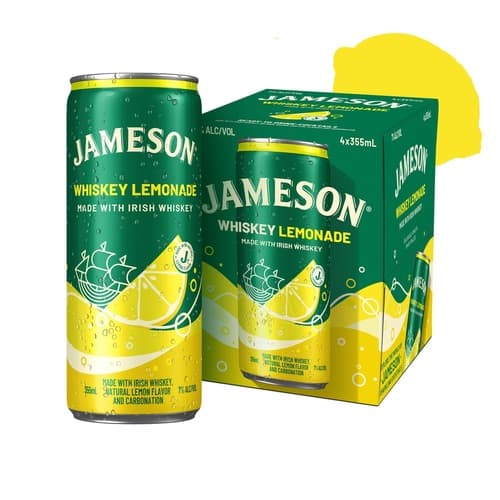 Jameson Cocktails • Lemonade 4pk-12oz