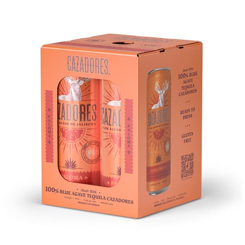 Cazadores Cocktails • Paloma 4pk-12oz
