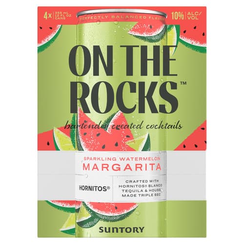 On The Rocks Cocktails • Watermelon Margarita 4pk