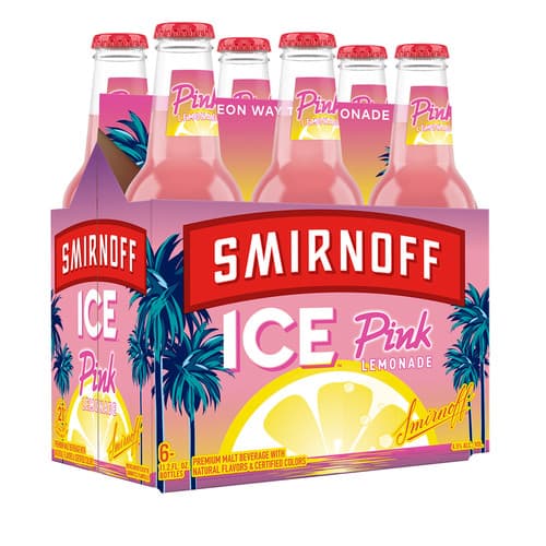 Smirnoff Ice Pink Lemonade • 6pk Bottle