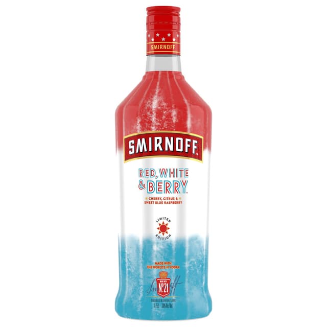 Smirnoff Vodka • Red  White  & Berry