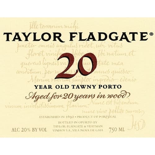 Taylor (Fladgate) 20 Year Old Tawny Red Port