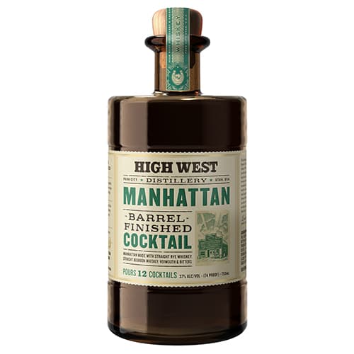 High West Barrel Finished Manhattan Cocktail
