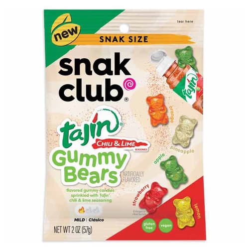 Snak Club Tajin Chili & Lime Bag • Gummy Bears