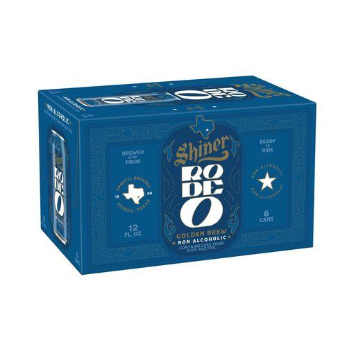 Shiner Rodeo Non Alcoholic Lager • 6pk Can