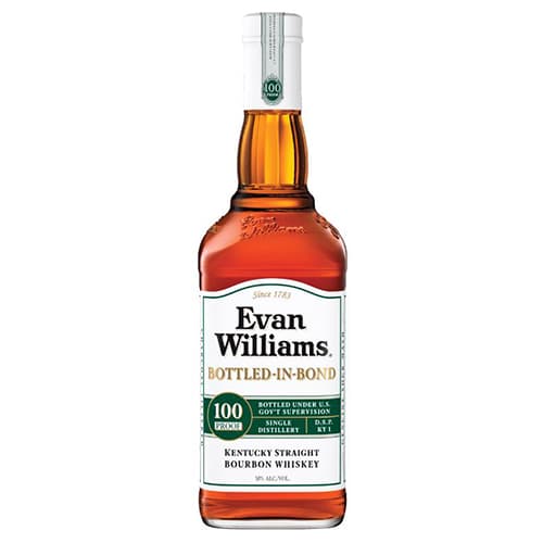 Evan Williams Bourbon • White Label 100 Proof