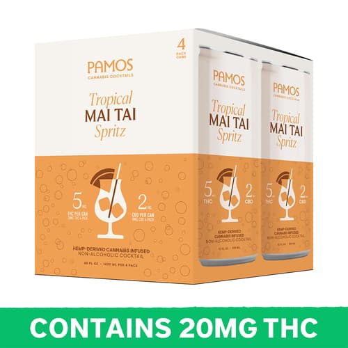 Pamos Mai Tai Hemp Derived Spritz 5mg