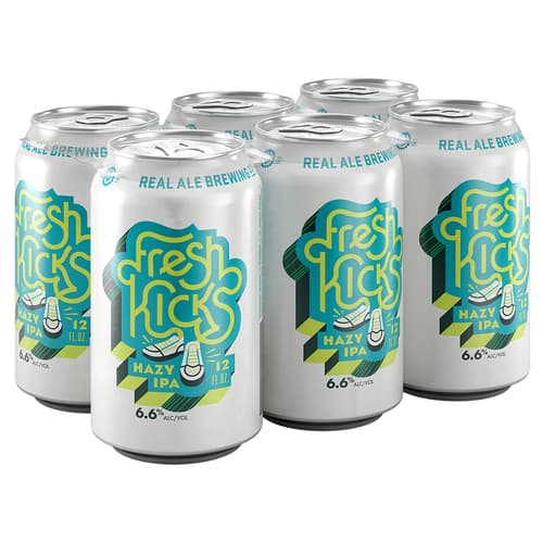 Real Ale Fresh Kicks Hazy IPA • Cans