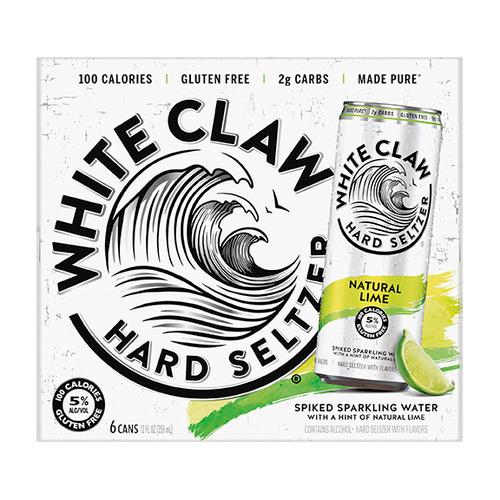 White Claw Lime Hard Seltzer • 6pk Can