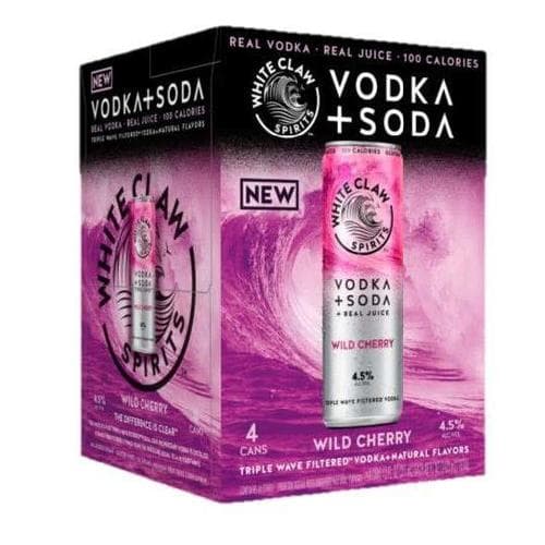 White Claw Vodka Soda • Wild Cherry 4pk-12oz