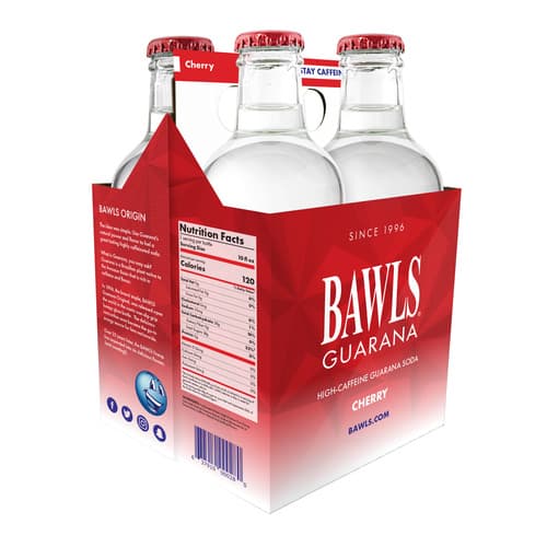 Bawls Guarana Soda • Cherry 4 Pack