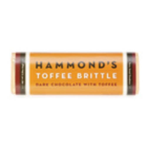 Hammond's Toffee Brittle Dark Chocolate Candy Bar