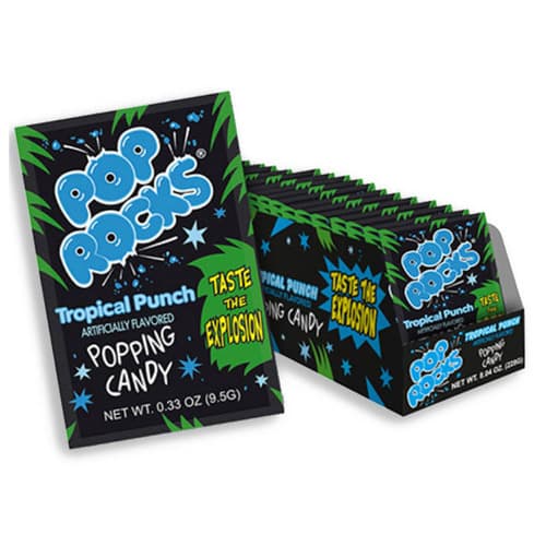 Pop Rocks Popping Tropical Punch Flavored Candy