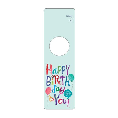 Bottle Gifttag • Happy Birthday To You
