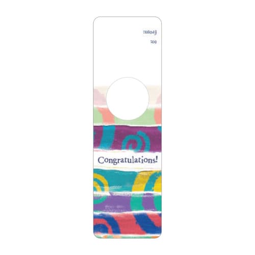 Bottle Gifttag • Congratulations!