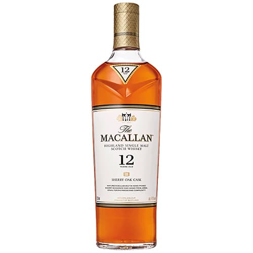 The Macallan 12 Year Old Sherry Oak Casks Highland Single Malt Scotch Whisky