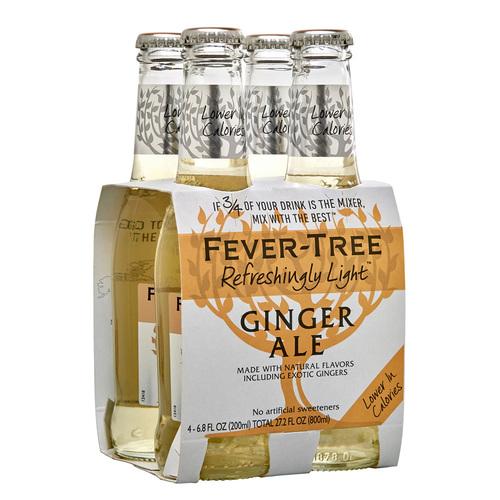 Fever Tree • Light Ginger Ale 200ml 4pk