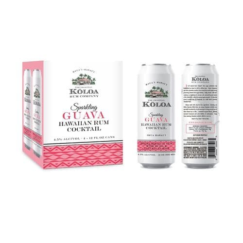 Koloa Sparkling Cocktail • Guava 4pk-355ml