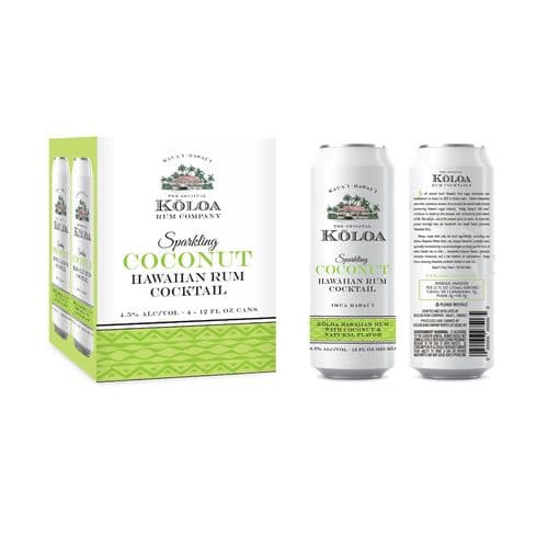 Koloa Sparkling Cocktail • Coconut 4pk-355ml