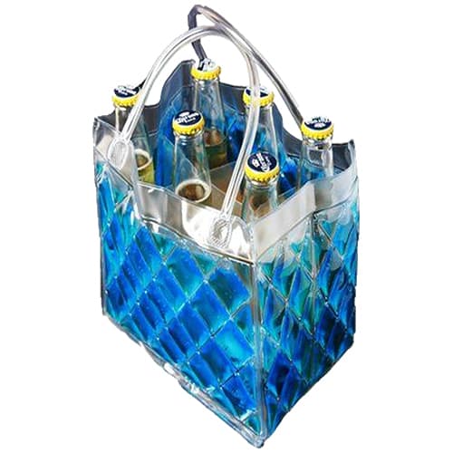 Cool Sack • Chiller Bottle Bag Blue / Purple with Handle