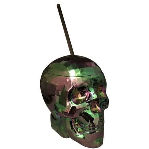 Kheper • Oil Slick Skull Sipper Cup with Straw