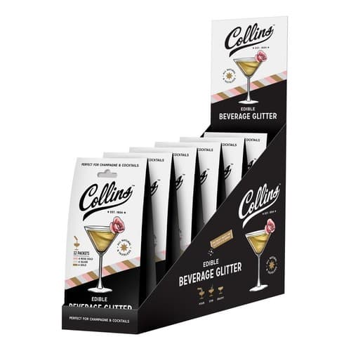 Collins • Cocktail Glitter Gold / Rose Gold / Silver