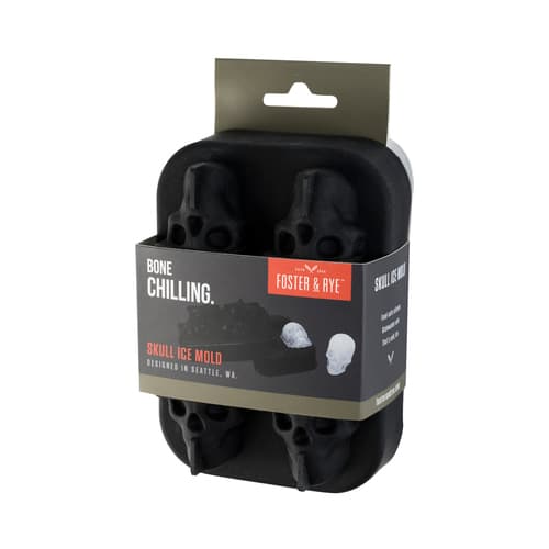 Foster and Rye Skull Ice Mold  Makes 4 Ice Skulls