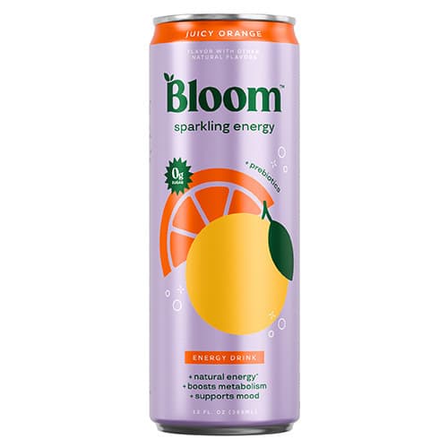 Bloom Juicy Orange Sparkling Energy Drink