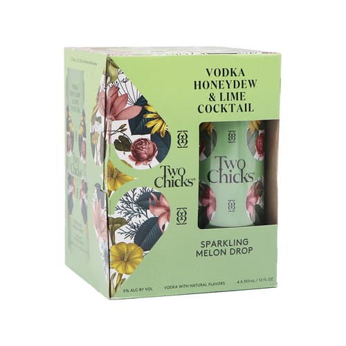 Two Chicks Cocktails • Vodka Melon Drop 4pk-355ml