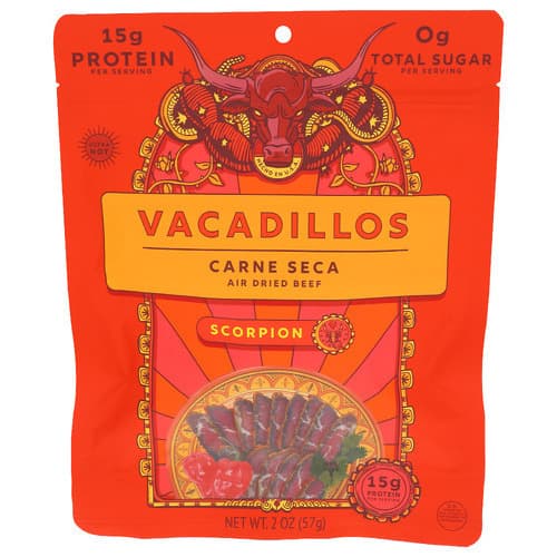 Jerky • Vacadillos Carne Seca Scorpion