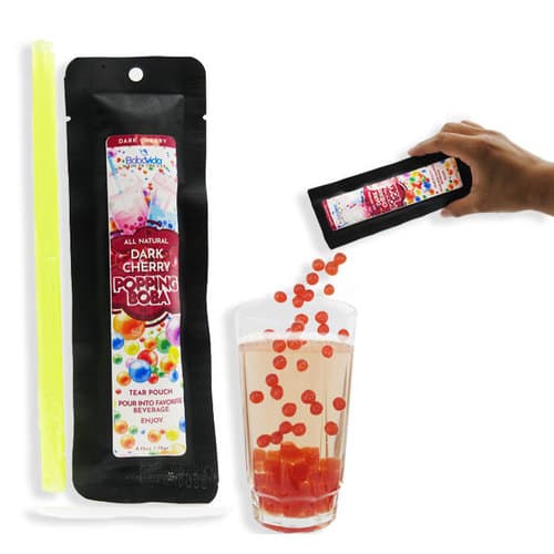Popping Boba Pouch Mix • Dark Cherry