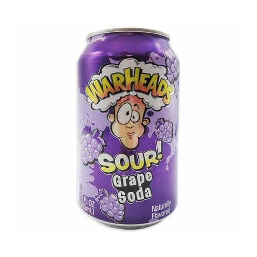 Warheads Grape Soda Can