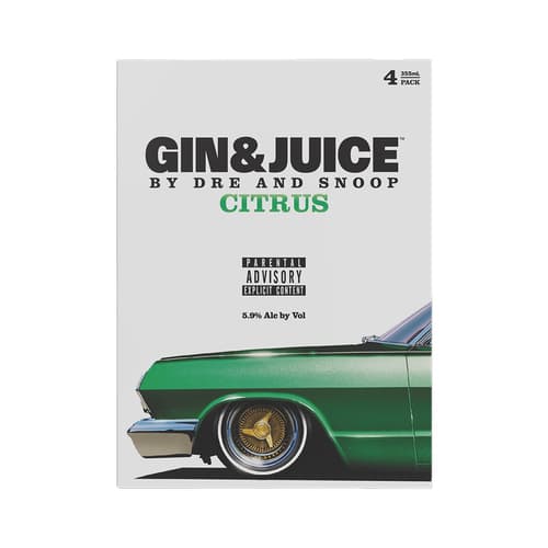 Dre and Snoop Gin & Juice • Citrus 4pk-12oz