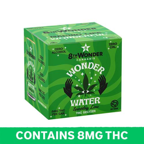 8th Wonder Wonder Water Herbacious Lime Hemp Derived Seltzer 10mg