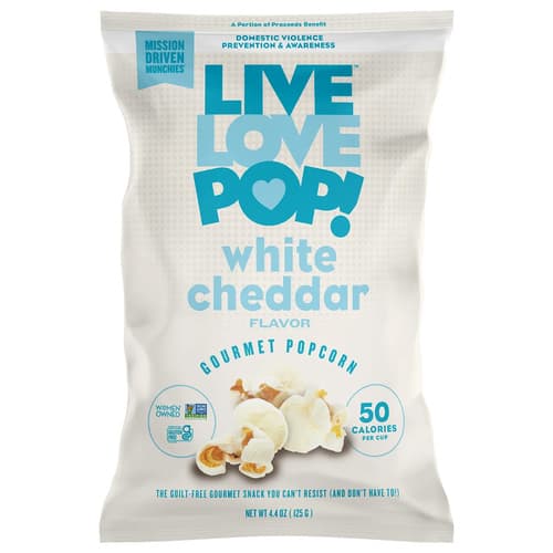 Live Love Pop White Cheddar Popcorn