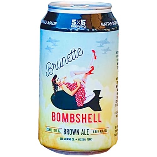 5x5 Brewing Brunette Bombshell Brown Ale • Cans